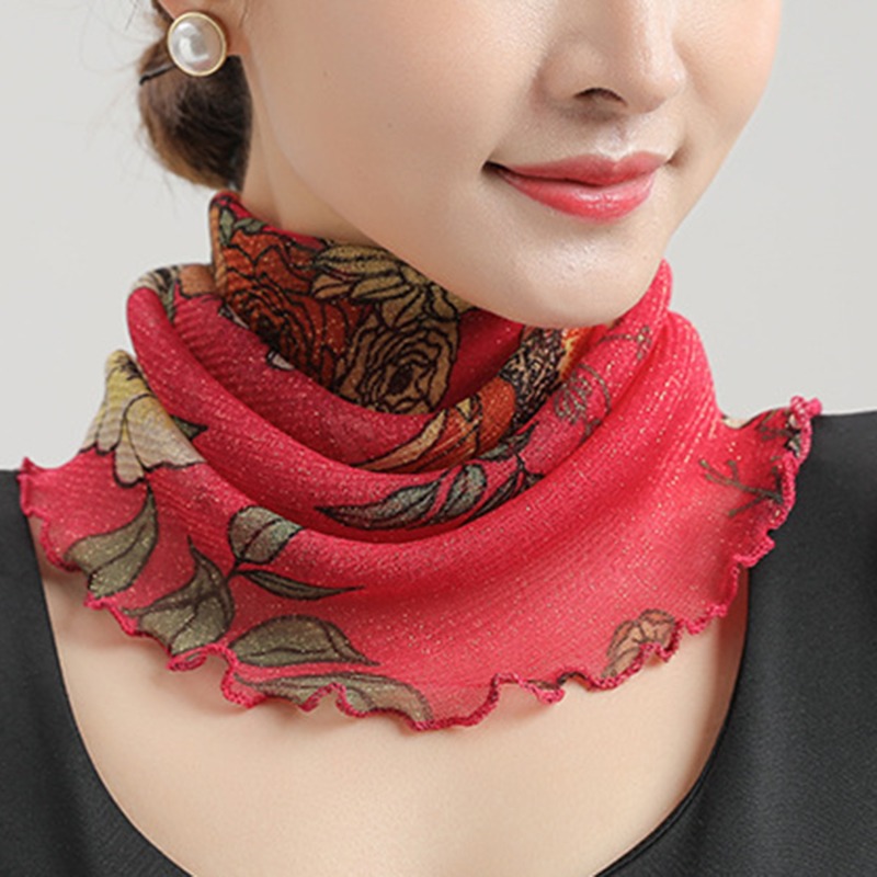 Printemps été en mousseline de - Face Scarf Mask avis et prix